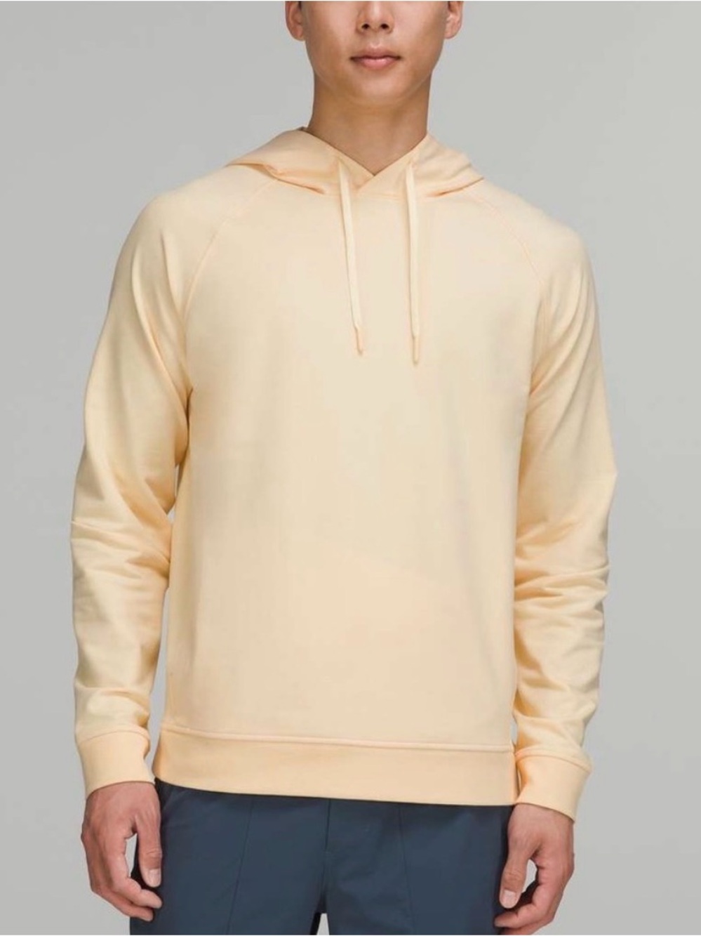 Lululemon City Sweat Pullover Hoodie Lemon Chiffon Yellow Size Large Athleisure